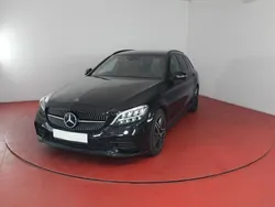 Schwarz Gebraucht 2018 Mercedes C300 AMG line Kombi | 23.999 € (Guter Preis)