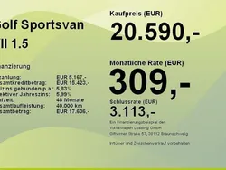 Grau Gebraucht 2020 VW Golf Sportsvan Highline Van / Kleinbus | 20.590 € (Fairer Preis)