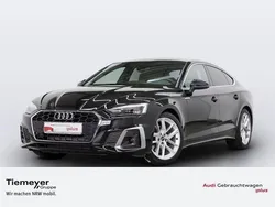 Mythosschwarz metallic Gebraucht 2023 Audi A5 Sportback S-Line Limousine | 37.770 € (Guter Preis)