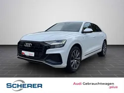 Gletscherweiß metallic Gebraucht 2021 Audi Q8 S-Line SUV | 68.900 € (Teuer)
