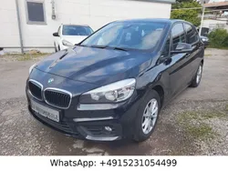 Schwarz Gebraucht 2015 BMW 218 Active Tourer Basis Van / Kleinbus | 9.950 € (Fairer Preis)