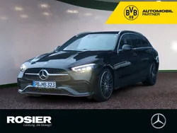 Schwarz / obsidianschwarz Gebraucht 2024 Mercedes C220 AMG Kombi | 49.990 € (Teuer)