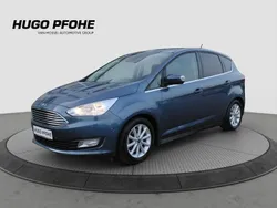 Blau Gebraucht 2019 Ford C-MAX Titanium Van / Kleinbus | 15.990 € (Fairer Preis)