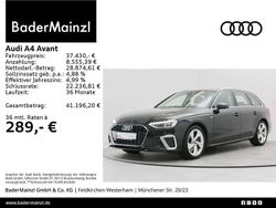 Mythosschwarz metallic Gebraucht 2025 Audi A4 S-Line Kombi | 37.430 € (Guter Preis)