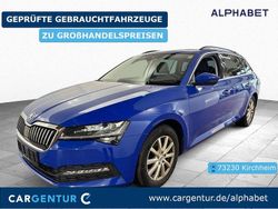 Energyblau uni Gebraucht 2021 Skoda Superb Ambition Kombi | 19.490 € (Guter Preis)