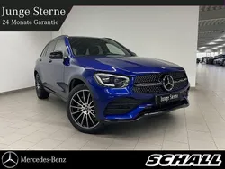 Blau Gebraucht 2021 Mercedes GLC300e AMG SUV | 38.579 € (Teuer)