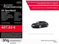 Schwarz Gebraucht 2022 Audi A5 Sportback S-Line Limousine | 33.930 € (Fairer Preis)