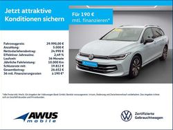 Blau / crystal ice blue (metallic) Gebraucht 2025 VW Golf VIII Goal Kombi | 29.990 € (Superpreis)