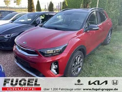 Signalrot met./schwarz Gebraucht 2021 Kia Stonic Spirit SUV | 16.899 € (Fairer Preis)
