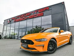 Tropicalorange metallic Gebraucht 2018 Ford Mustang GT Premium Cabrio | 47.790 € (Etwas zu teuer)