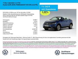 Blau Gebraucht 2024 VW T-Roc Cabriolet Style Cabrio | 25.880 € (Guter Preis)