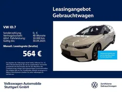2y gletscherweiß metallic Gebraucht 2024 VW ID.7 GTX Limousine | 54.830 € (Fairer Preis)