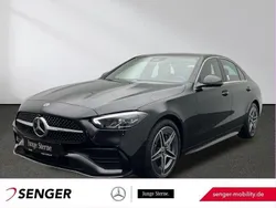 Schwarz Gebraucht 2024 Mercedes C220 AMG line Limousine | 43.990 € (Fairer Preis)