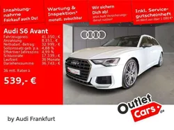 Gletscherweiß metallic Gebraucht 2019 Audi S6 Sport Kombi | 41.350 € (Superpreis)