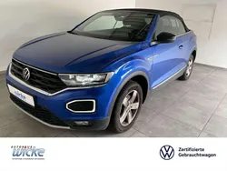 Blau Gebraucht 2021 VW T-Roc Cabriolet Active Cabrio | 20.980 € (Fairer Preis)
