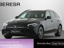 Schwarz Gebraucht 2024 Mercedes C300e AMG Kombi | 43.930 € (Superpreis)