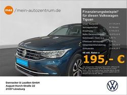Blau Gebraucht 2021 VW Tiguan Active SUV | 23.720 € (Fairer Preis)