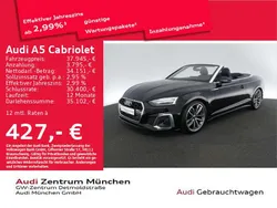 Mythosschwarz metallic Gebraucht 2022 Audi A5 Cabriolet Ambiente Cabrio | 37.945 € (Guter Preis)