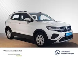 Pure white (weiß) Gebraucht 2024 VW T-Cross Life SUV | 24.980 € (Etwas zu teuer)