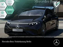 Obsidianschwarz Gebraucht 2022 Mercedes EQS450+ AMG Limousine | 63.890 € (Etwas zu teuer)
