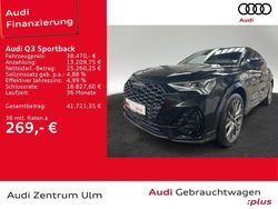 Mythosschwarz metallic Gebraucht 2022 Audi Q3 Sportback S-Line SUV | 38.470 € (Teuer)