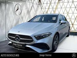 Metalliclack hightechsilber Gebraucht 2024 Mercedes A200 AMG Limousine | 32.729 € (Fairer Preis)