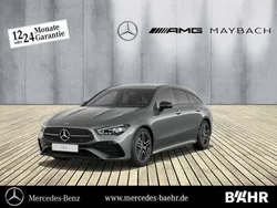 Lack mountaingrau (metallic) Gebraucht 2024 Mercedes CLA200 Shooting Brake Kombi | 35.849 € (Etwas zu teuer)