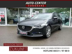 Schwarz Gebraucht 2023 Mazda 6 Exclusive-Line Kombi | 28.490 € (Fairer Preis)