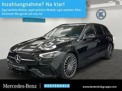Schwarz Gebraucht 2024 Mercedes C180 AMG Kombi | 38.890 € (Fairer Preis)