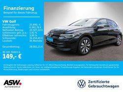 Grenadillschwarz metallic Gebraucht 2025 VW Golf VIII Goal Limousine | 25.890 € (Superpreis)