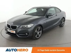 Grau Gebraucht 2016 BMW 218 Sport Line Coupé | 17.350 € (Fairer Preis)