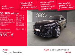 Mythosschwarz metallic Gebraucht 2025 Audi Q6 e-tron Performance SUV | 67.780 € (Fairer Preis)