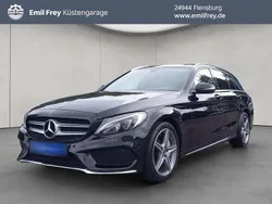 Schwarz Gebraucht 2017 Mercedes C400 AMG line Kombi | 29.480 € (Fairer Preis)