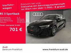 Mythosschwarz metallic Gebraucht 2025 Audi RS3 Sportback Ambiente Kleinwagen | 64.880 € (Teuer)