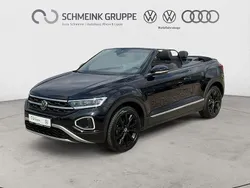 Schwarz Gebraucht 2024 VW T-Roc Cabriolet Style Cabrio | 29.480 € (Etwas zu teuer)