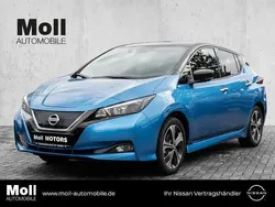 Vivid blue m/black p Gebraucht 2021 Nissan Leaf Kleinwagen | 16.875 € (Fairer Preis)