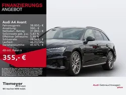 Schwarz Gebraucht 2024 Audi A4 S-Line Kombi | 38.850 € (Fairer Preis)