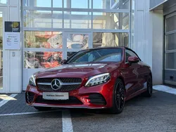 Rot Gebraucht 2021 Mercedes C300 AMG line Cabrio | 34.990 €