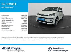 Weiß Gebraucht 2021 VW up! move up! Kleinwagen | 10.899 € (Fairer Preis)