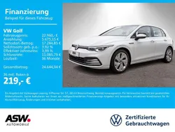 Oryxwhite perlmutteffekt Gebraucht 2021 VW Golf VIII Style Limousine | 22.960 € (Fairer Preis)
