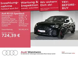 Mythosschwarz metallic Gebraucht 2021 Audi RS Q3 Sportback Ambiente SUV | 50.991 € (Fairer Preis)