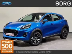 Blau, desert island blue metallic Gebraucht 2024 Ford Puma Titanium SUV | 23.990 € (Guter Preis)