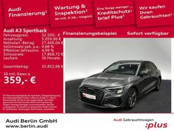 Daytonagrau perleffekt Gebraucht 2023 Audi A3 Sportback e-tron S-Line Kleinwagen | 32.500 € (Etwas zu teuer)