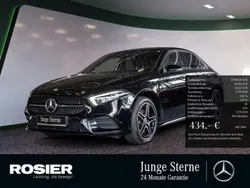 Schwarz / nachtschwarz Gebraucht 2022 Mercedes A250 AMG Limousine | 27.990 € (Fairer Preis)