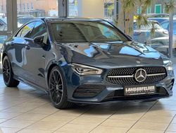Denimblau metalliclack Gebraucht 2019 Mercedes CLA200 AMG line Limousine | 27.999 € (Etwas zu teuer)