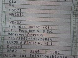 Schwarz Gebraucht 2010 Kia Venga Kleinwagen | 3.200 €