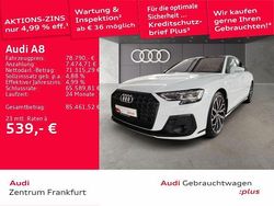 Gletscherweiß metallic Gebraucht 2024 Audi A8 Ambiente Limousine | 78.790 € (Etwas zu teuer)