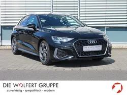 Mythosschwarz metallic Gebraucht 2022 Audi A3 S-Line Limousine | 25.780 € (Guter Preis)