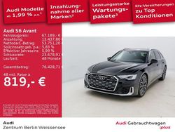 Brillantschwarz Gebraucht 2024 Audi S6 Ambiente Kombi | 67.189 € (Fairer Preis)