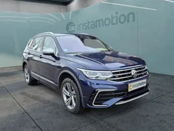 Blau Gebraucht 2022 VW Tiguan Allspace R-line SUV | 41.590 € (Etwas zu teuer)
